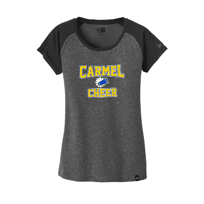 Heritage Blend Varsity Tee - Black/Black Twist Image