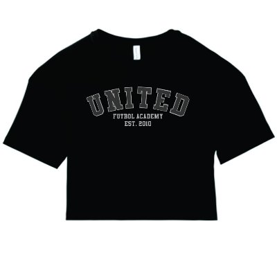 Women's Jersey Crop Tee-Black Image