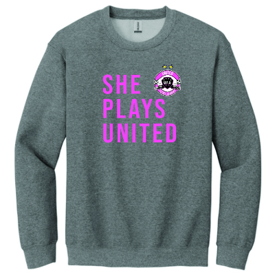 Adult Blend Crewneck Sweatshirt-Sport Grey Image