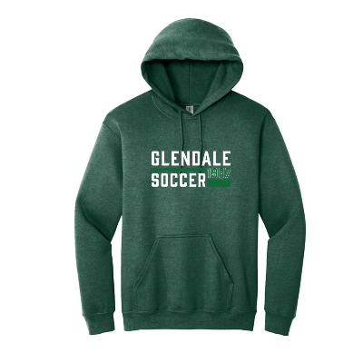 Heavy Blend Hooded Sweatshirt - Heather Sport Dk Green Image