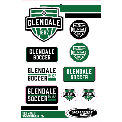 GLENDALE SA STICKER SET Image