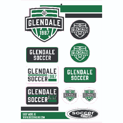 GLENDALE SA STICKER SET Image (33397)