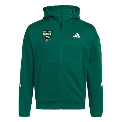 Z.N.E. FZ HOODIE DK GRN/WHT  Image