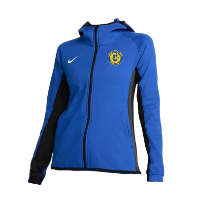 Youth Nike Showtime Full Zip Hoodie - Royal/Black Image