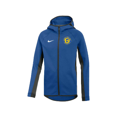 Youth Nike Showtime Full Zip Hoodie - Royal/Black Image (33861)