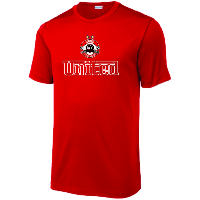 UFA Fan Posi-UV SS Fan Tee Red Image