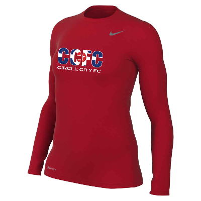 TM R Legend LS Tee - Red Image (34519)