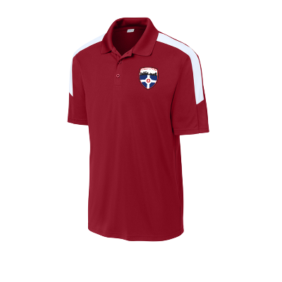 Competitor United Polo - Deep Red/White Image