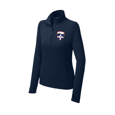 Sport-Wick Stretch 1/2 Zip Pullover - Navy Image (34565)