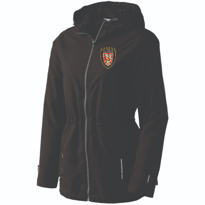 Womens Northwest Rain Slicker - Black Image
