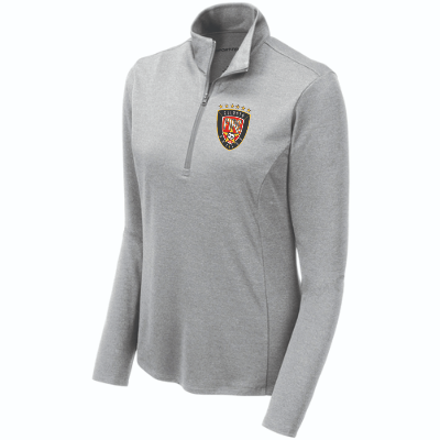 Women's Fan Endeavor 1/2 Zip Pullover - Light Grey Image
