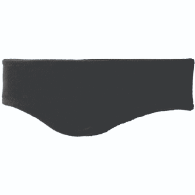 Stretch Fleece Headband - Black Image