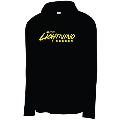 Posi Charge Tri Blend LS Hoodie - Black Image