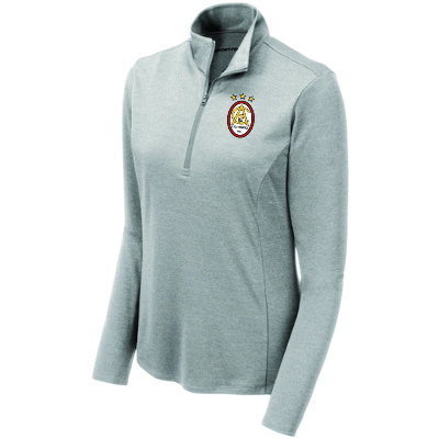 Women's Fan Endeavor 1/2 Zip Pullover - Light Grey Image