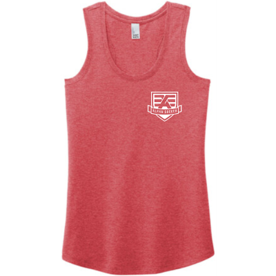 Women's Perfect Tri Racerback Red Frost Image