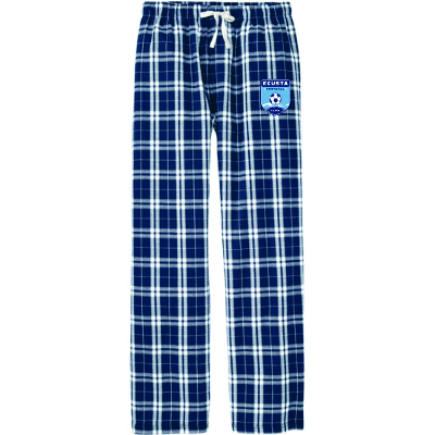 Flannel Plaid PJ Pants Navy Image