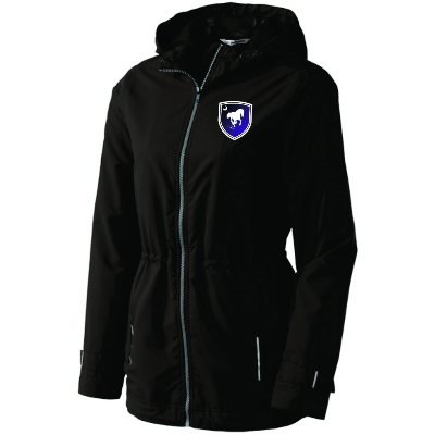 Womens Northwest Rain Slicker Black Image