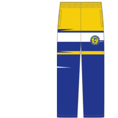 CDC Girls Baskeball FLC Pant ROY/GLD/WHT  Image