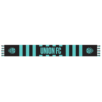 UNION FC CUSTOM SCARF BLK/TEAL  Image