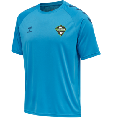 Hummel XK Core Poly Shirt Blue Image