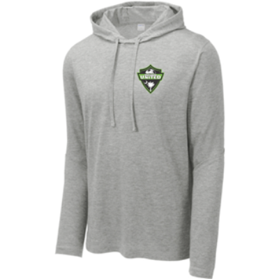 Posi Charge Tri Blend LS Hoodie Light Grey Image