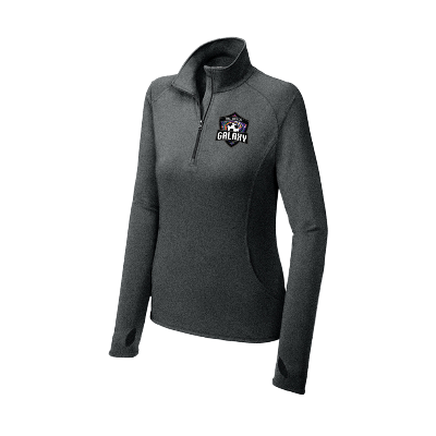 Sport-Wick Stretch 1/4 Zip Pullover - Charcoal Grey Image (35870)