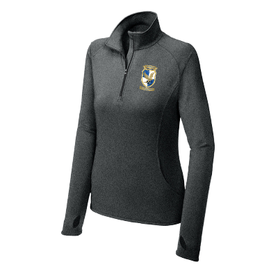 Sport-Wick Stretch 1/2 Zip Pullover - Charcoal Grey Image (35946)