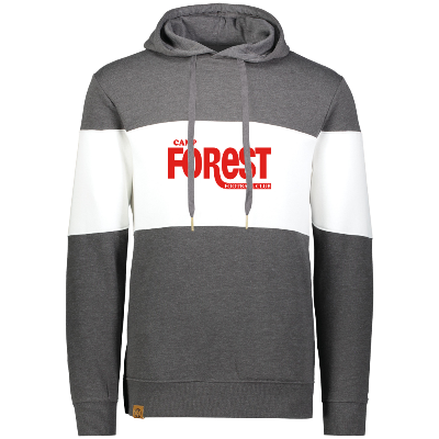 All American Hoody - Carbon Heather/White Image