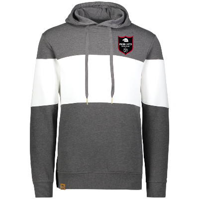 All American Hoody - Carbon Heather/White Image