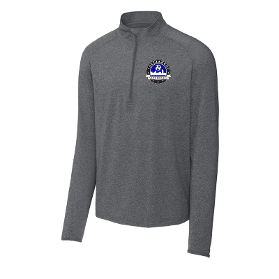 Sport-Wick Stretch 1/4 Zip Pullover - Charcoal Grey Heather Image