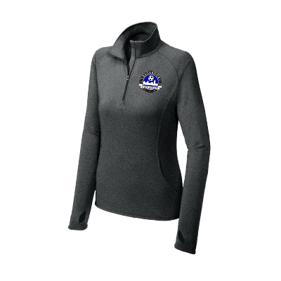 Sport-Wick Stretch 1/4 Zip Pullover - Charcoal Grey Heather Image (36452)