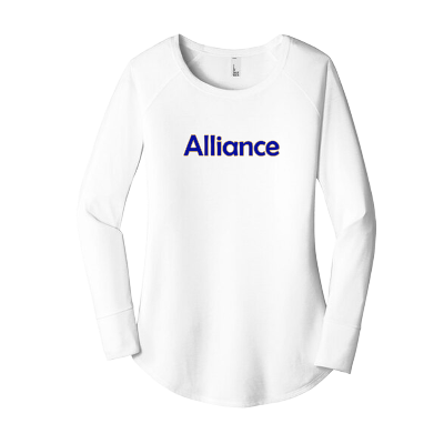 Perfect Tri L/S Tee - White Image (36458)