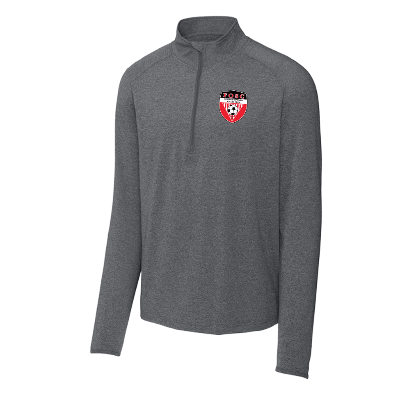 Sport-Wick Stretch 1/4 Zip Pullover - Charcoal Grey Heather Image