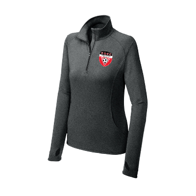 Sport-Wick Stretch 1/4 Zip Pullover - Charcoal Grey Heather Image (36679)