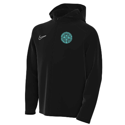 Academy 25 Rain Jacket - Black/White Image