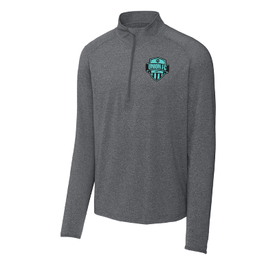 Sport-Wick Stretch 1/4 Zip Pullover - Charcoal Grey Image