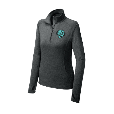 Sport-Wick Stretch 1/4 Zip Pullover - Charcoal Grey Image (36709)