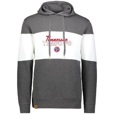 All American Hoody - Carbon Heather/White Image