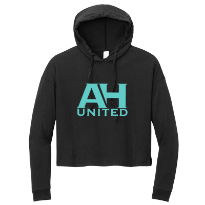 Perfect Tri Midi Long Sleeve Hoodie - Black Image