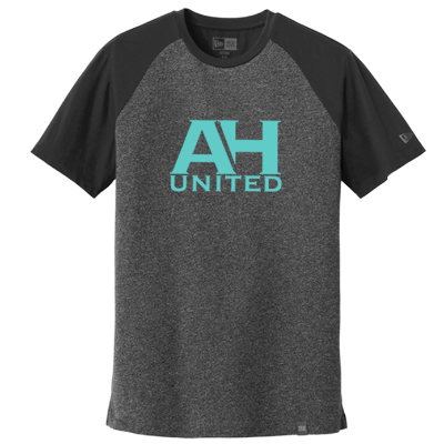 Heritage Blend Varsity Tee - Black/Black Twist Image