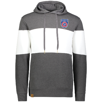 All American Hoody - Carbon Heather/White Image