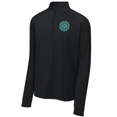 Sport-Wick Stretch 1/2 Zip Pullover - Black Image