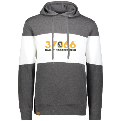 All American Hoody - Carbon Heather/White Image