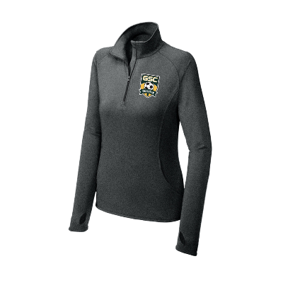 Sport-Wick Stretch 1/4 Zip Pullover - Charcoal Grey Heather Image (36863)