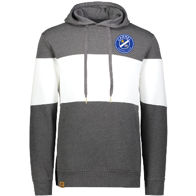 All American Hoody - Carbon Heather/White Image