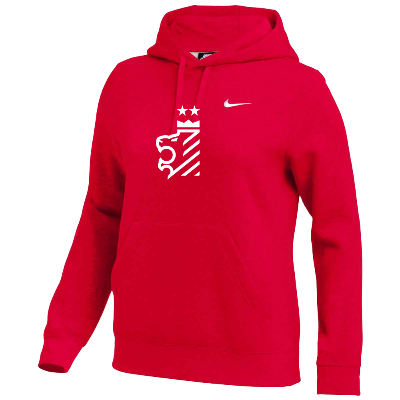 Team Club Pullover Hoodie - Red Image (37019)