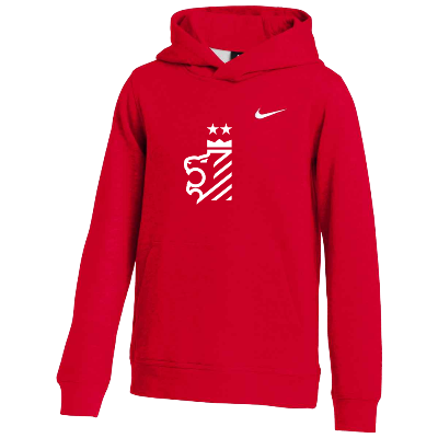 Team Club Pullover Hoodie - Red Image (37020)