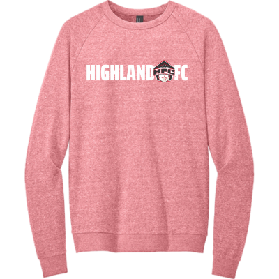 Fleece Crewneck Sweatshirt Red Frost Image