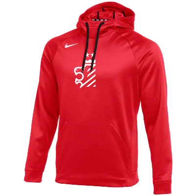 Therma Pullover Hoodie - Red Image