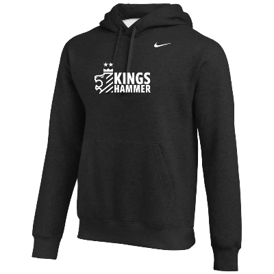 Club Fleece Hoodie - Black  (Badge) Image